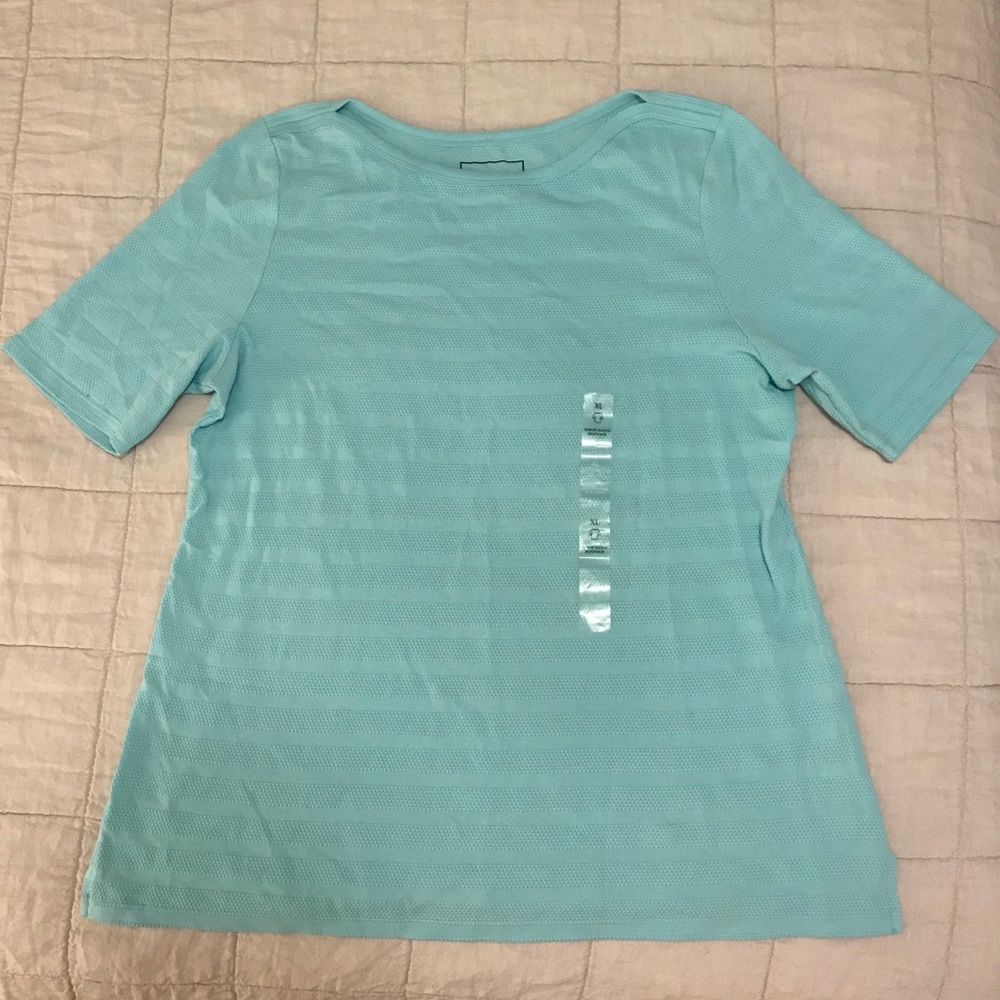 Charter Club boatneck shirt - light blue